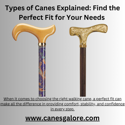 Types of Canes Explained: Find the Perfect Fit for Your Needs