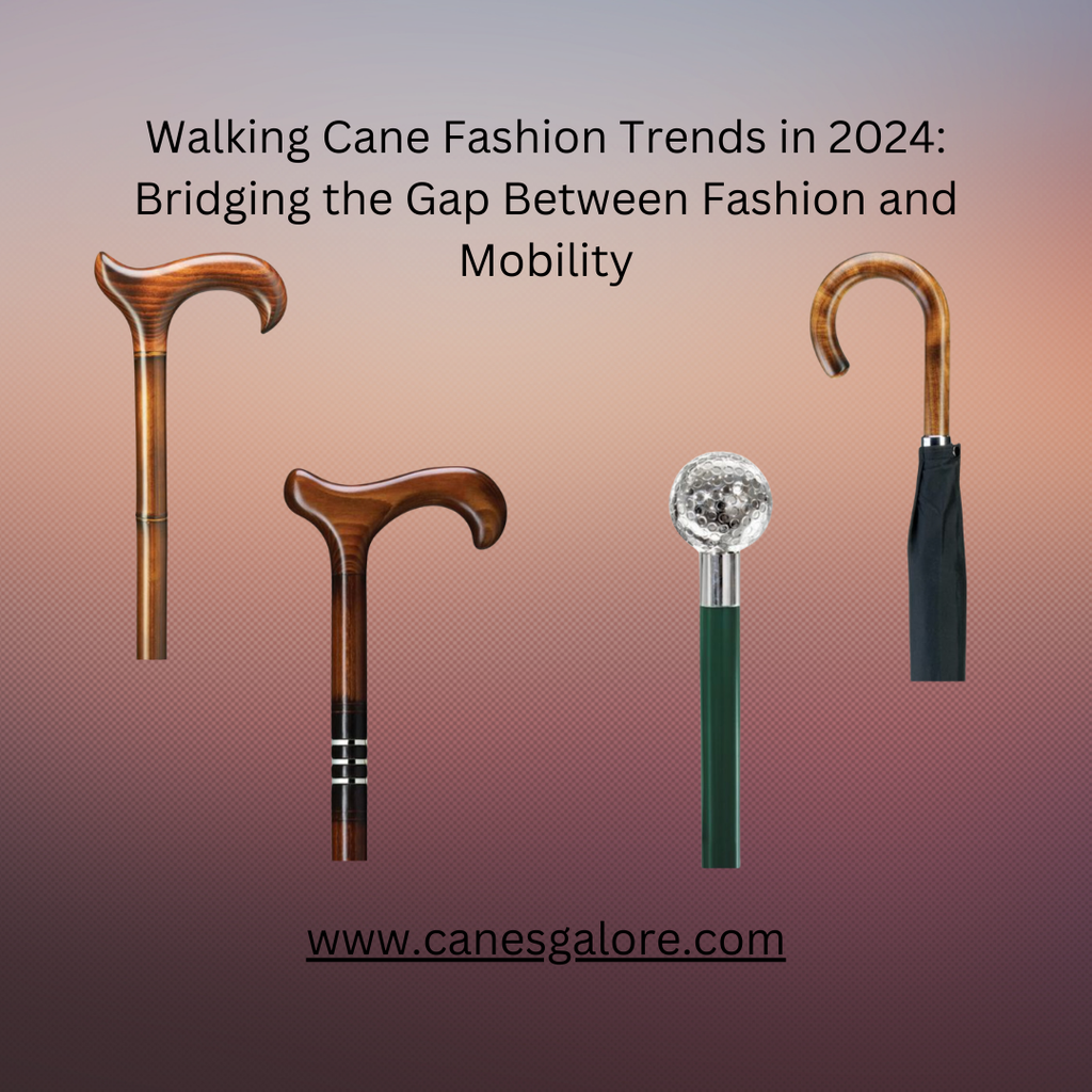 Walking Cane Fashion Trends in 2024: Bridging the Gap Between Fashion and Mobility