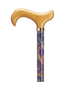 Royal Paisley Walking Cane with Hardwood Handle 35