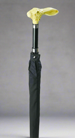 Harvey Umbrella | Italian Handcrafted Handle, Self-Opening Frame - Canes Galore