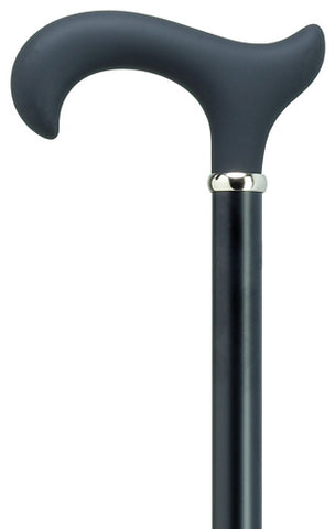 Walking stick offset handle