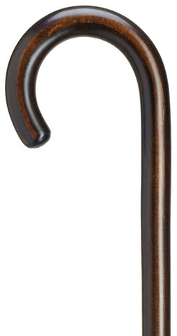 Ebony-finish Maple Wood Tourist Crook 37