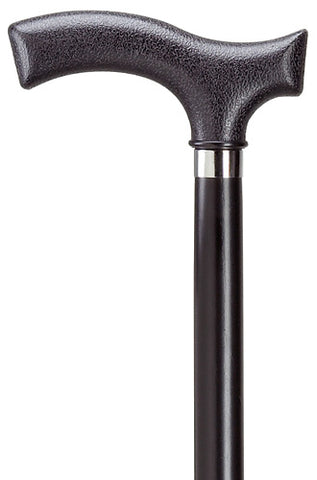 Soft Touch Silicone Fritz Handle Cane in Red and Black