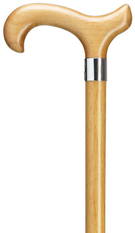 BEST Silver Derby Handle Wood Walking Stick (1023.101.SMB